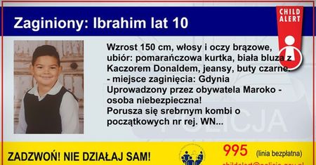 Child Alert. Ibrahim porwany przez ojca. Wstrząsające relacje świadków