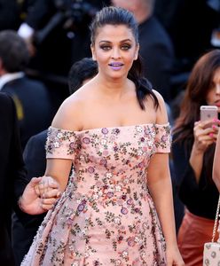 Fioletowe usta królowej Bollywood najgłośniej komentowane w Cannes