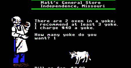 [BLOG]The Oregon trail - pierwsza w historii gra edukacyjna