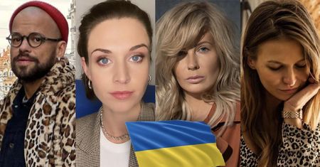 Gwiazdy solidaryzują się z Ukrainą: Michał Piróg, Julia Kamińska, Edyta Pazura, Anna Lewandowska...