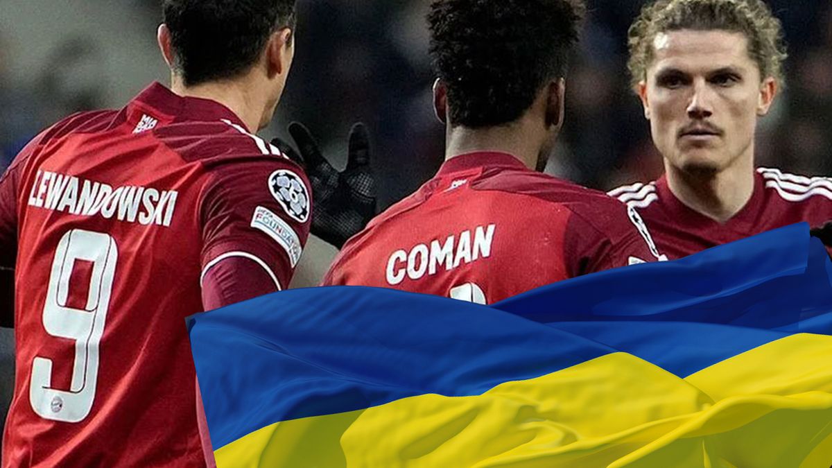 Robert Lewandowski i Bayern wspierają Ukrainę