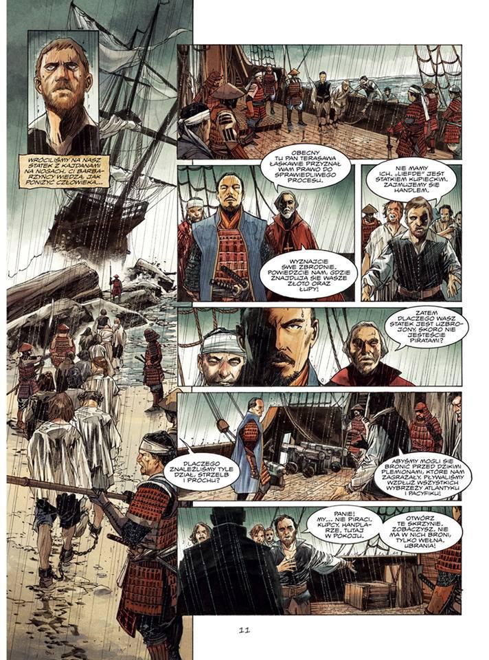 "William Adams, Samuraj". Nicola Genzianella (rys.), Mathieu Mariolle (scen.), wyd. Elemental 