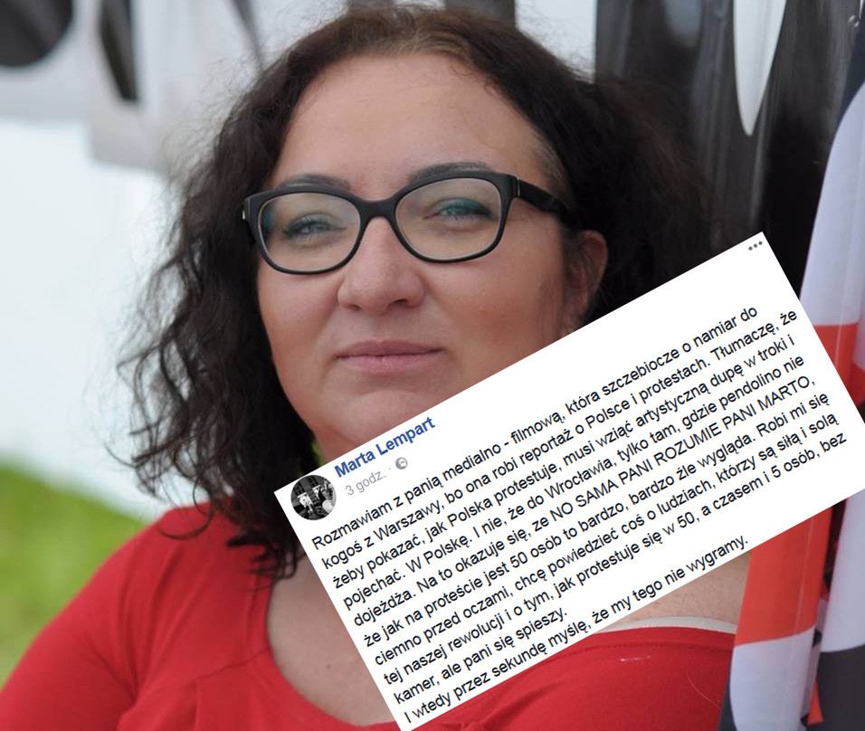 Organizuje "czarne protesty". Jedna rozmowa ją załamała