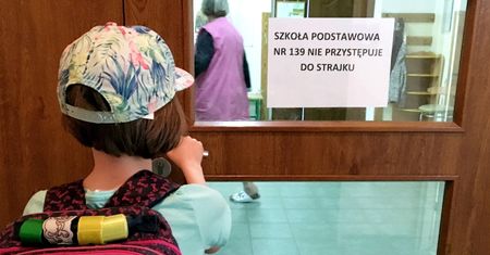 Jest zbiórka dla niestrajkujących nauczycieli. Nic o tym nie wiedzą