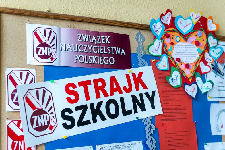 Szykująca się do strajku szkoła w Łodzi