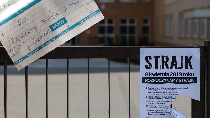Strajk nauczycieli rozpoczął się 8 kwietnia