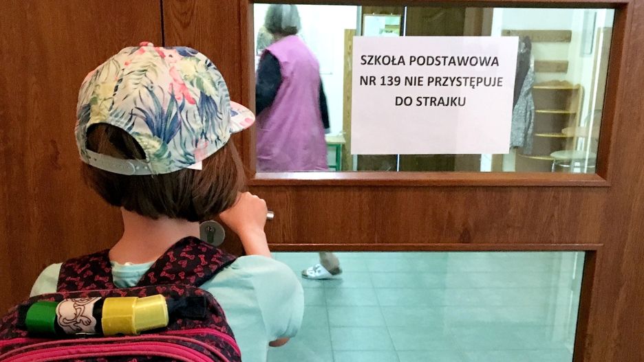 Nie wszystkie szkoły uczestniczyły w strajku. Zdjęcie ilustracyjne