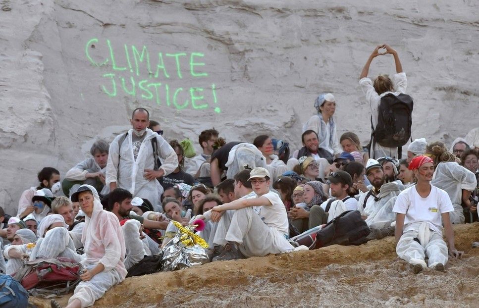 Niemcy. "Sprawiedliwość klimatyczna!". Aktywiści w kopalni Garzweiler 