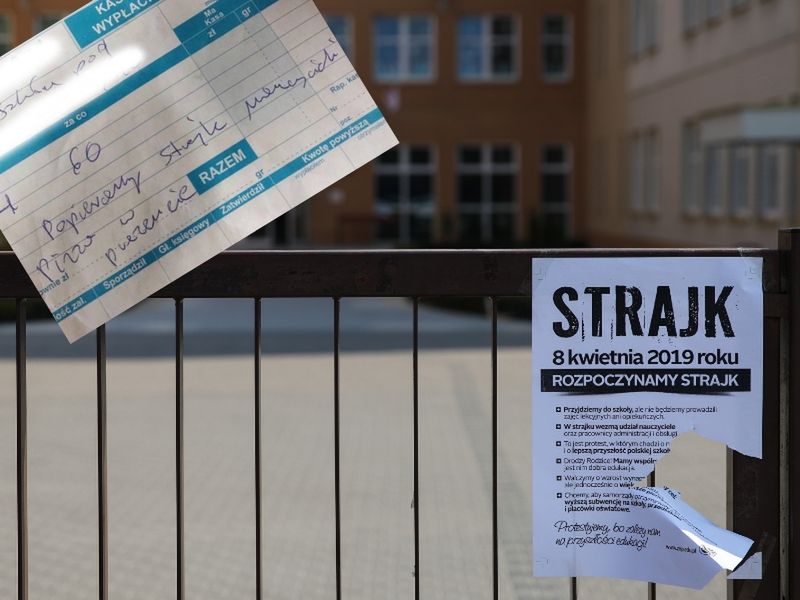 Strajk nauczycieli rozpoczął się 8 kwietnia