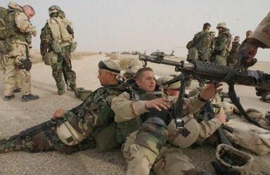 3000 ofiar wojsk koalicji w bitwie o Bagdad?