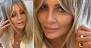 Agnieszka Woźniak-Starak rozpięła koszulkę. Głęboki dekolt rozbudził wyobraźnię. I jeszcze te zbliżenia!