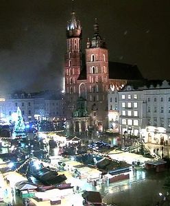 Pożar straganu na krakowskim rynku