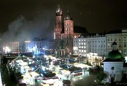 Pożar straganu na krakowskim rynku