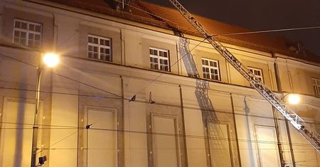 Kraków. Pożar w Filharmonii Krakowskiej