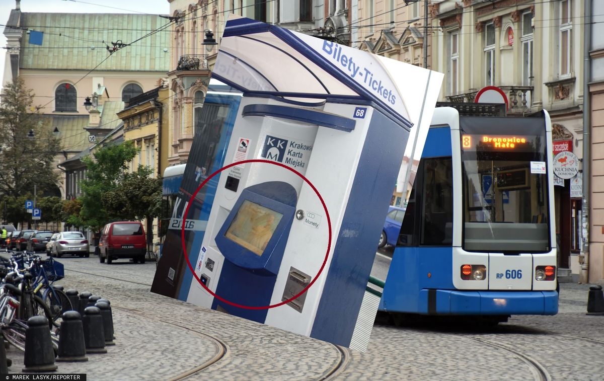 "Śmierdząca" sprawa w Krakowie. "Ktoś smaruje automaty biletowe fekaliami"