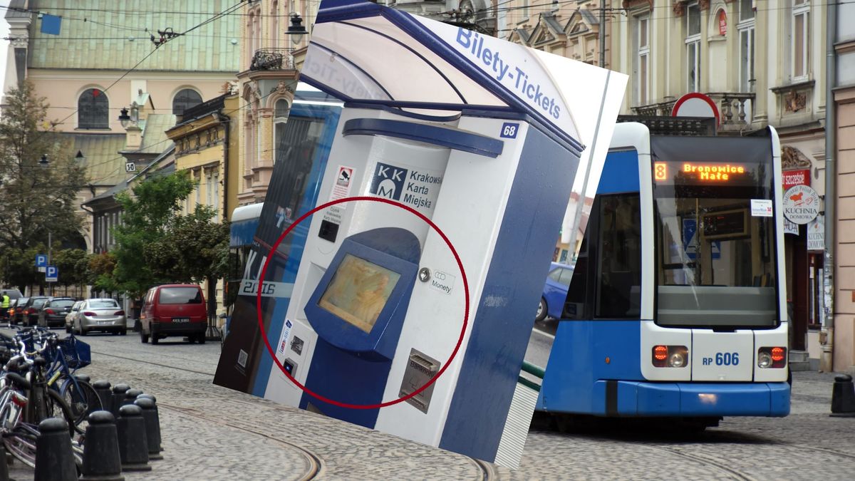 Kraków. Nieznany sprawca smaruje automaty biletowe fekaliami