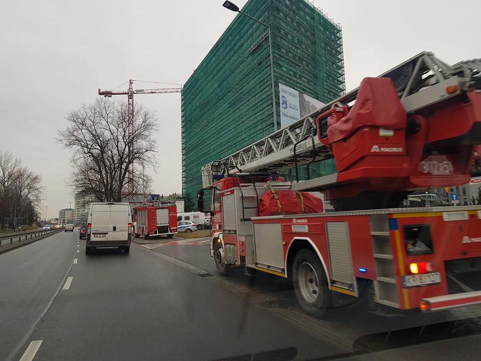 Tragedia na budowie w Krakowie. Mężczyzna spadł z wieżowca