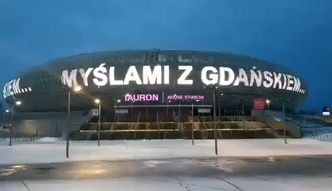 Kraków solidarny z Gdańskiem. Wymowny napis na Tauron Arenie