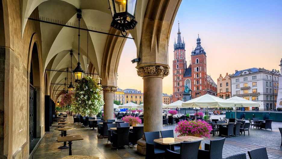 Urokliwy rynek to jedno z najchętniej odwiedzanych miejsc w Krakowie