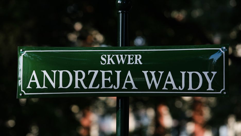 Skwer im. Andrzeja Wajdy na krakowskich Plantach