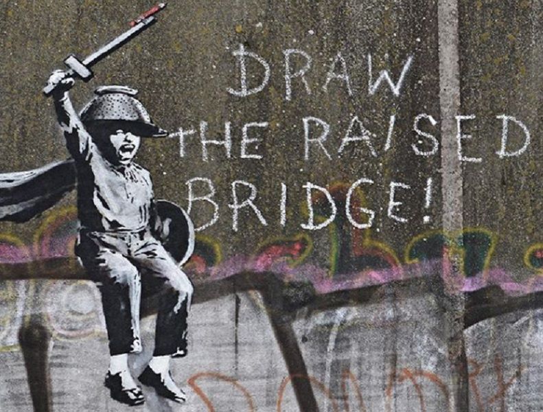 Najnowsze dzieło Banksy'ego rozpętało burzę. Chcą je zamalować