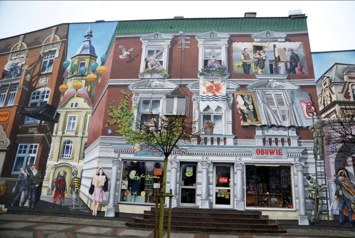 W Słupsku zachwyca kolejny mural