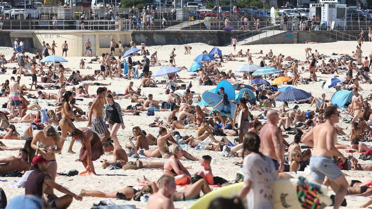 Plaża w Sydney podczas pandemii koronawirusa