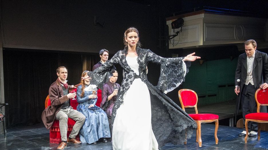 Akademia Teatralna w Warszawie - spektakl dyplomowy IV roku na podstawie "Braci Karamazow" i "Idioty"