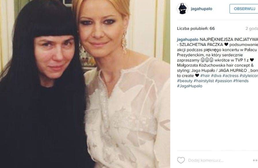 Małgorzata Kożuchowska i Jaga Hupało (fot. Instagram)