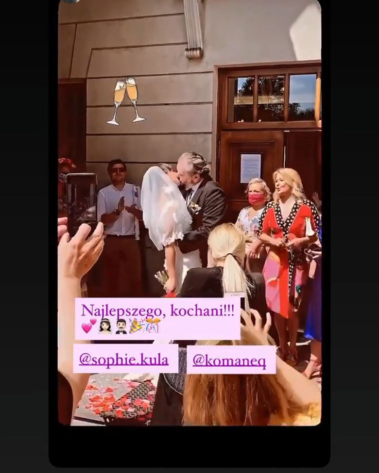 Wojciech Jeżowski i Sophie wzięli ślub