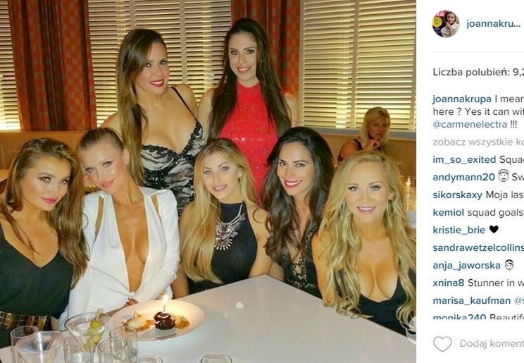 Joanna Krupa z przyjaciółkami świętuje urodziny męża - Instagram