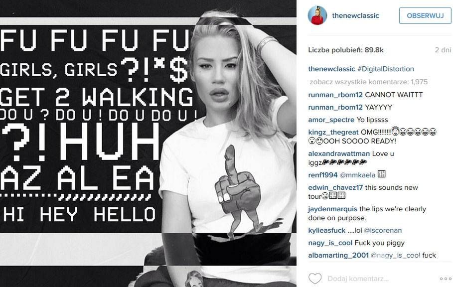 Iggy Azalea powiększyła usta (fot. Instagram)