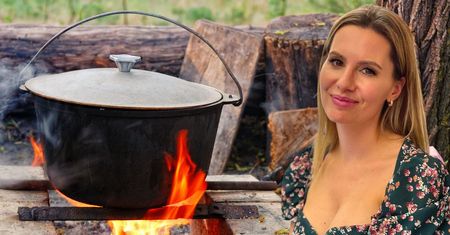 Ulubione danie Agnieszki Hyży. Pyszna duszonka z ogniska