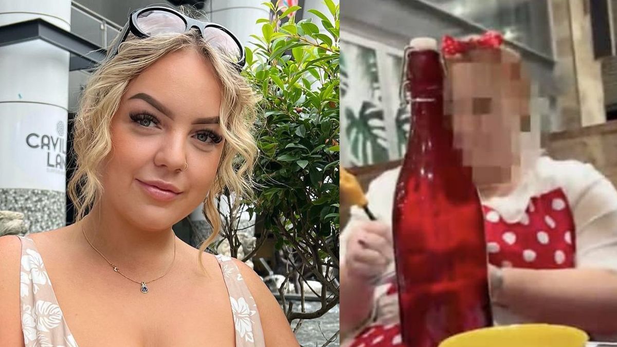 Niestosowne słowa kelnerki- Pyszności źródło Tik Tok, Instagram