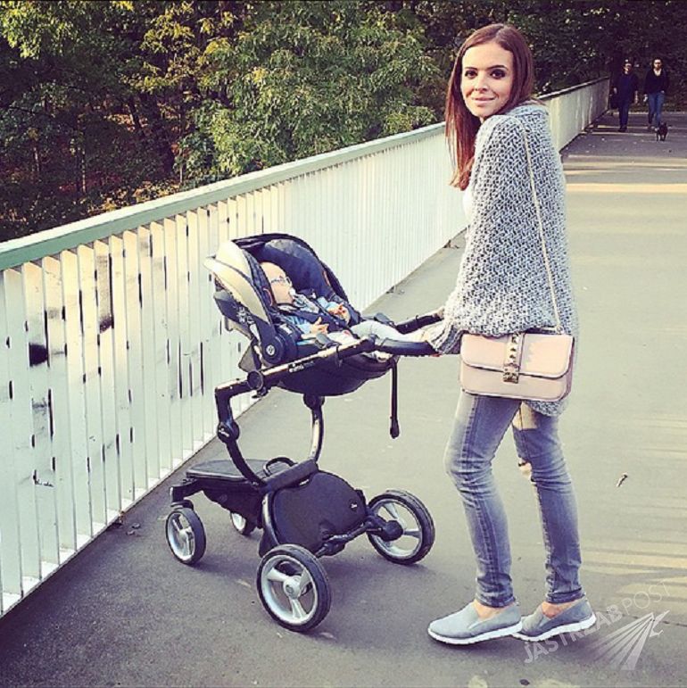 Anna Wendzikowska z dzieckiem, fot. Instagram