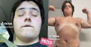 Tiktoker schudł 60 kilogramów. Pokazał, co stało się z jego twarzą. Aż ciężko uwierzyć