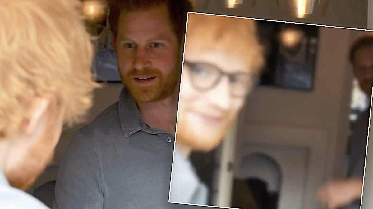 Ed Sheeran i książę Harry