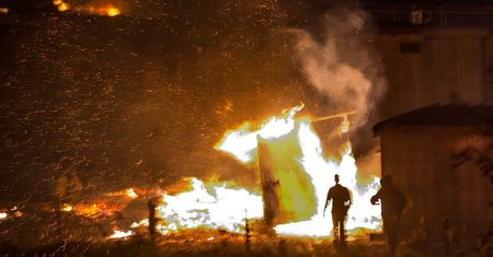 Spłonął obóz imigrantów we Francji. Paryż nie chce przyznać, że ma problem