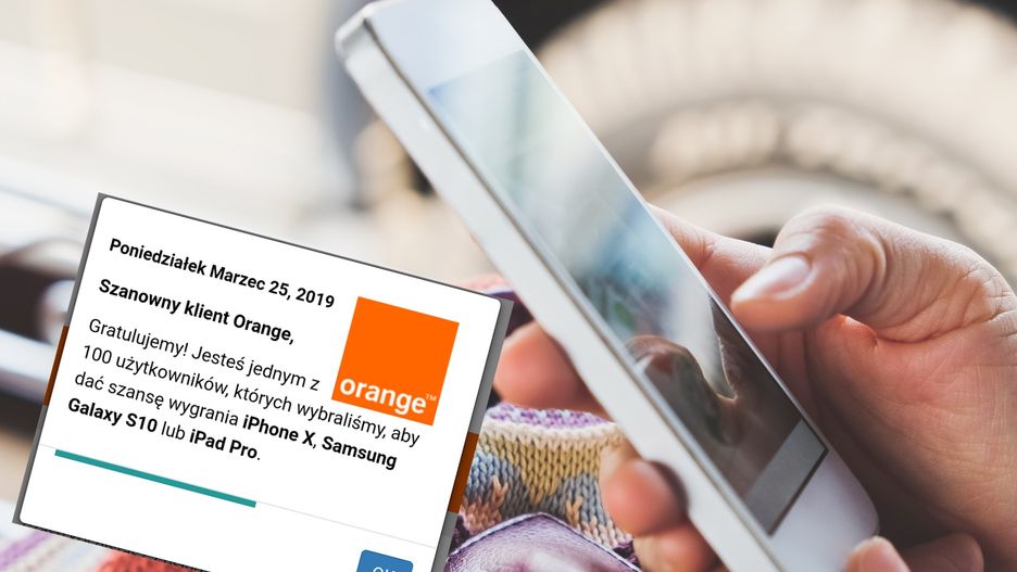 Oszuści podszywają się pod Orange