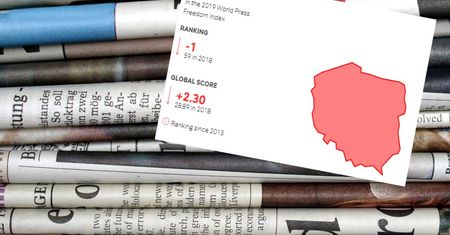 Tak źle nie było od dekady. Polska spada w rankingu wolności mediów
