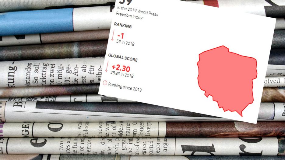 Reporterzy bez granic. Polska w najnowszym rankingu wolności prasy zajęła 59. lokatę