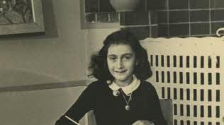 11-letnia Anne Frank w Amsterdamie, 1940 r.