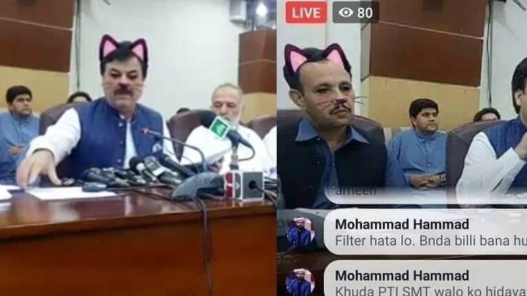 Zrzut ekranu z konferencji na Facebooku