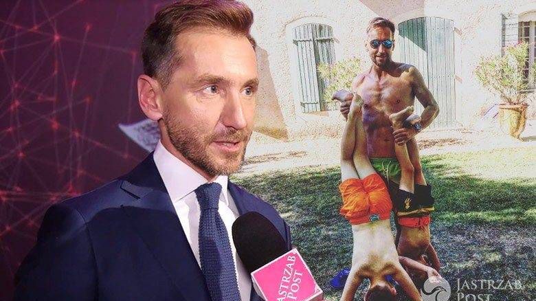 Piotr Kraśko komentuje zdjęcie z gołą klatą