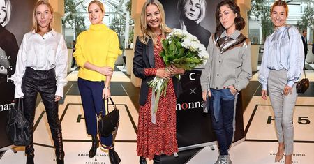 Gwiazdy promują kolekcję ubrań Małgorzaty Sochy: Ewa Chodakowska, Joanna Koroniewska, Natalia Kukulska