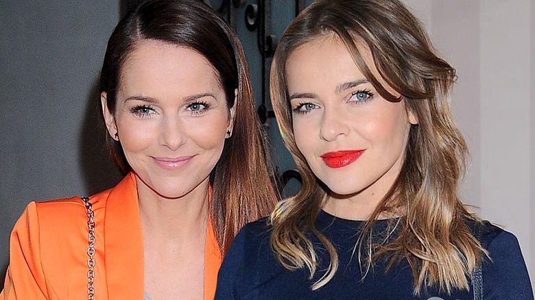 Paulina Sykut i Edyta Herbuś na pokazie Sabriny Pilewicz