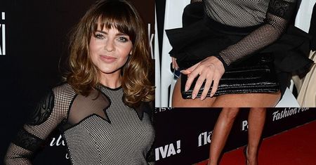 Edyta Herbuś zmienia styl. W kobiecej ultramini zachwyciła na pokazie [ZDJĘCIA]