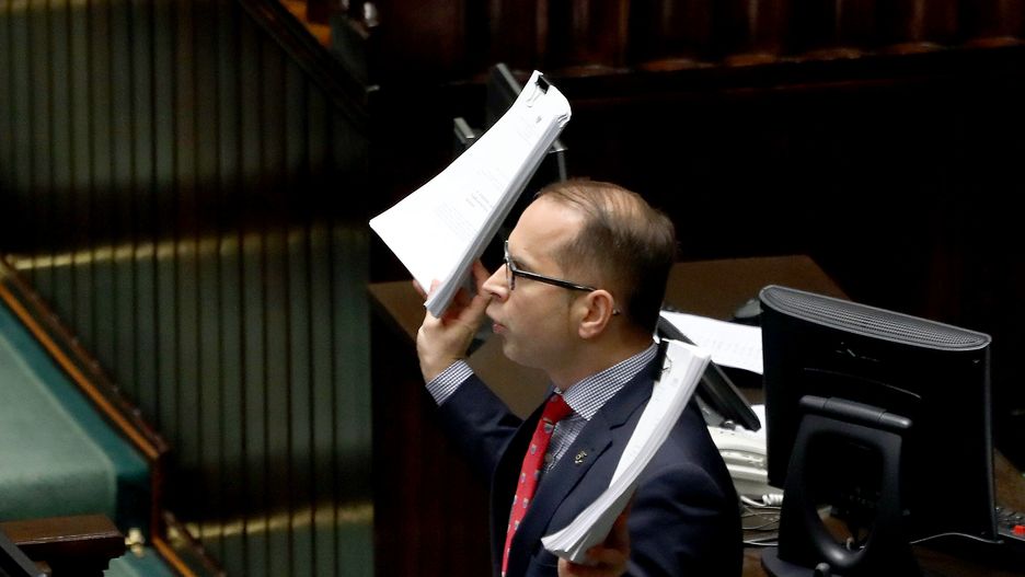Michał Szczerba nazwał projekt ustawy o SN "bujdą na resorach"
