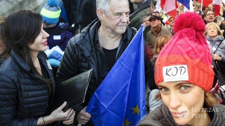 Gwiazdy na demonstracji KOD