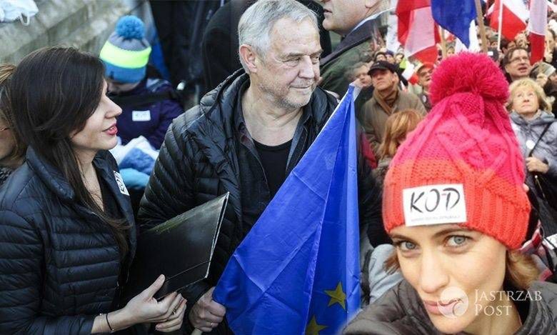 Gwiazdy na demonstracji KOD